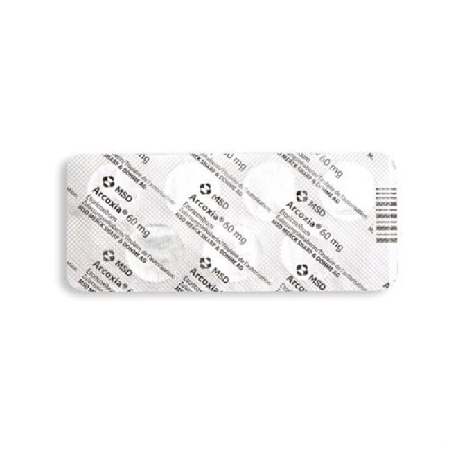 Arcoxia 60 mg 7 filmtablets