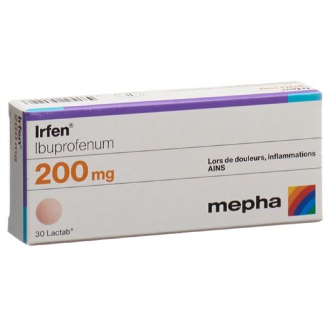 Irfen 200 mg 100 Lactabs Irfen 200 mg 100 Lactabs