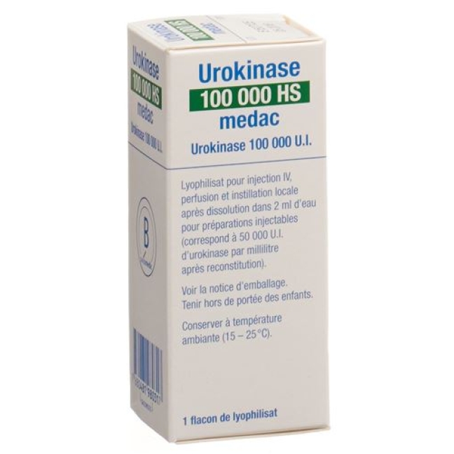 Urokinase Hs Medac 100000 E Urokinase Hs Medac 100000 E
