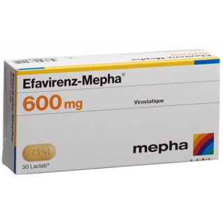 Efavirenz Mepha 600 mg 30 Lactabs