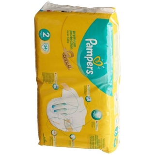 Pampers Prem Prot размер 2 3-6кг Mini Sparp 54 штуки