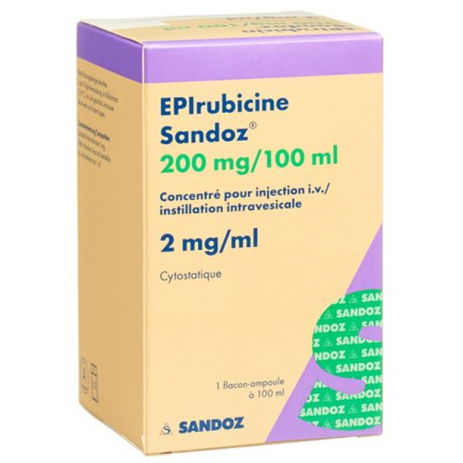 Epirubicin Sandoz 200 mg/100 ml