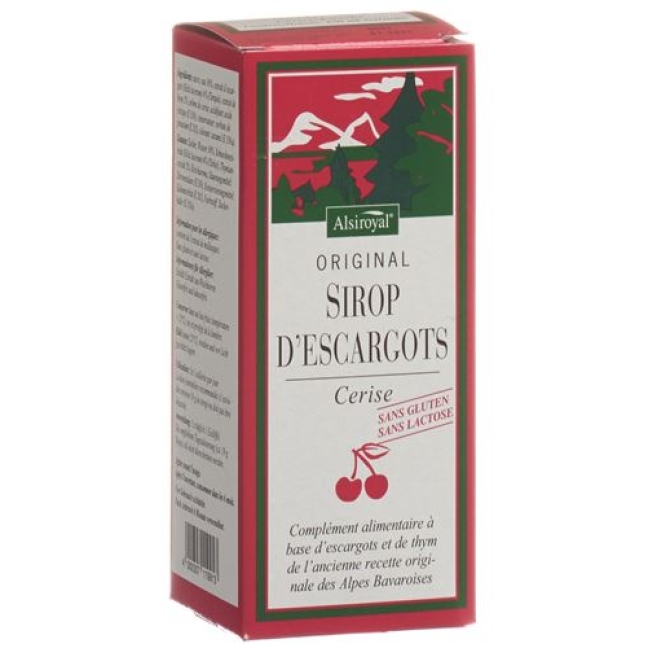 Alsiroyal Original Schnecken Sirup Kirsche 150мл Alsiroyal Original Schnecken Sirup Kirsche 150мл