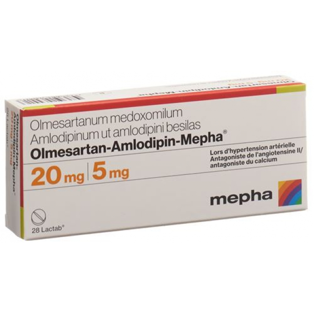 OLMESARTAN-AMLOD MEPHA 20/