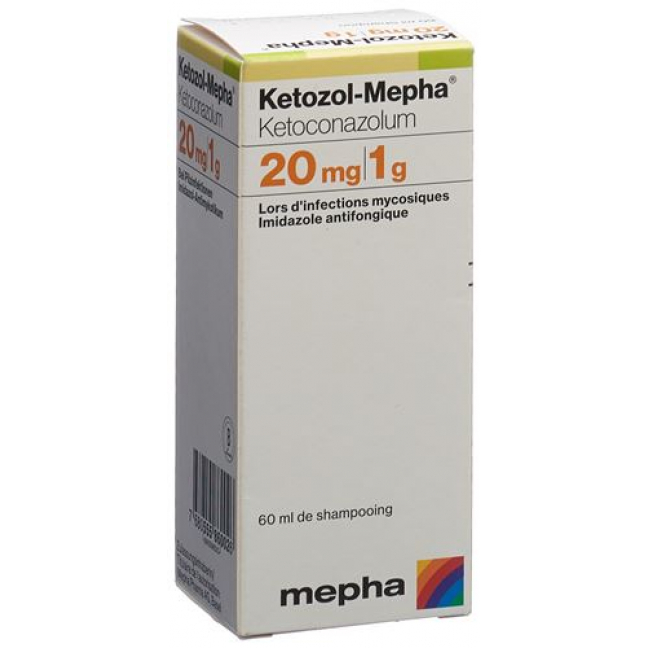 KETOZOL MEPHA SHAMP 20MG/G