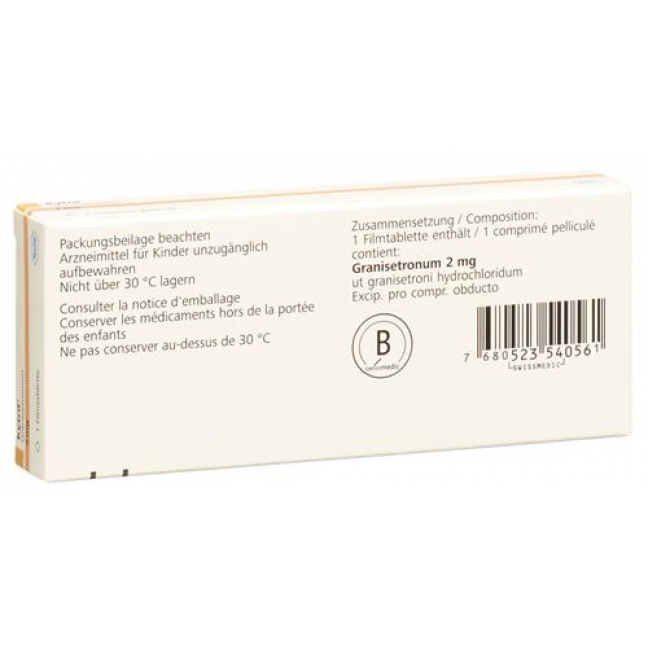 Kytril 2 mg filmtablets