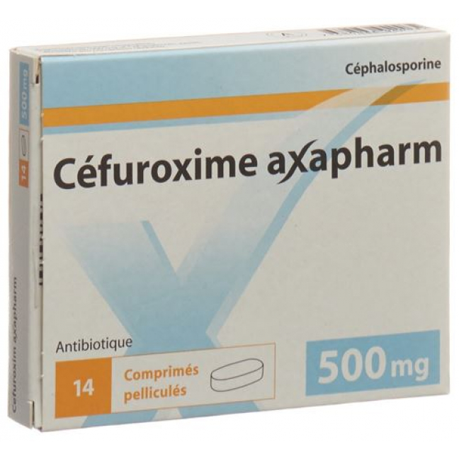 Cefuroxim Axapharm 500 mg 14 filmtablets 