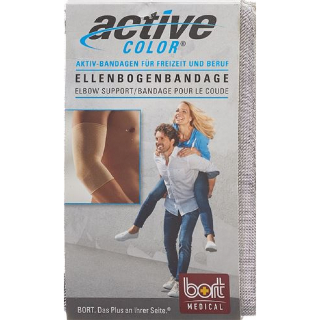 Bort Aktive Color Ellenbogenbandage размер S -26см телесный цвет