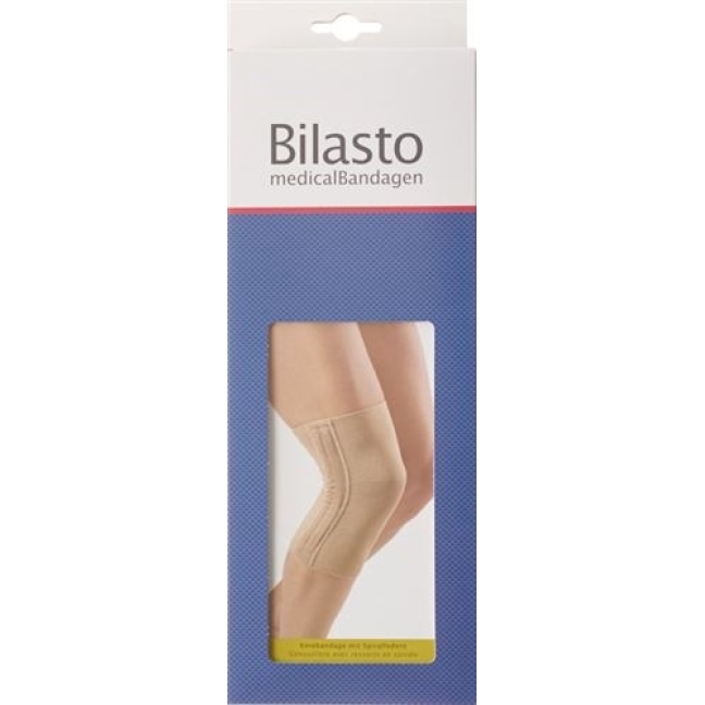 Bilasto Kniebandage mit 2 Spiralfedern размер L Beige