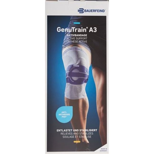 GenuTrain A3 активная повязка Knie размер 4 Links Titan