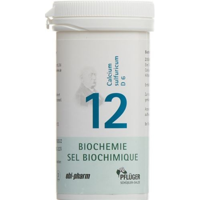 Pflueger Schussler Nr. 12 Calc Sulf в таблетках, D 6 25г Pflueger Schussler Nr. 12 Calc Sulf в таблетках, D 6 25г