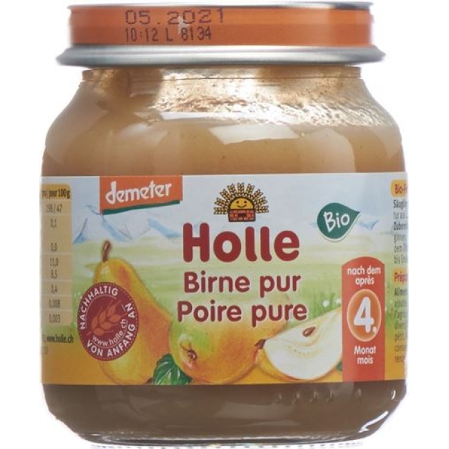 Holle Birne Pur nach 4 Monaten 125 g