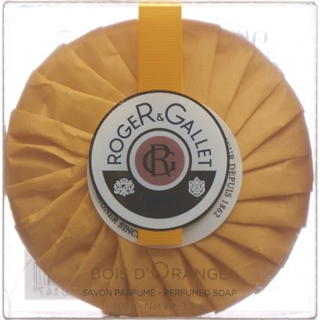 Roger Gallet Boite Rech Savo Parf Bois Orange 100г