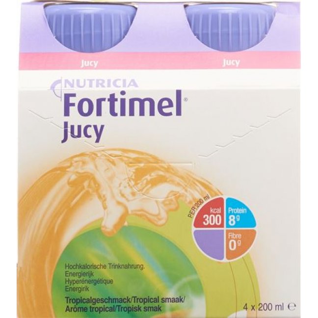 FORTIMEL JUCY TROPICAL 4 FL