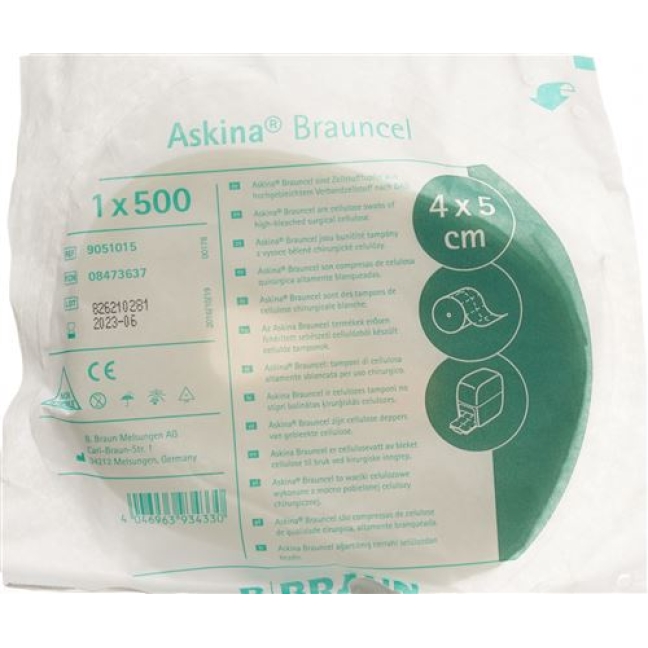 Askina Brauncel Zellstofftupfer 500 штук