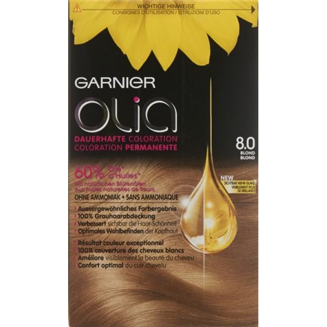 Olia Haarfarbe 8.0 Blond Olia Haarfarbe 8.0 Blond