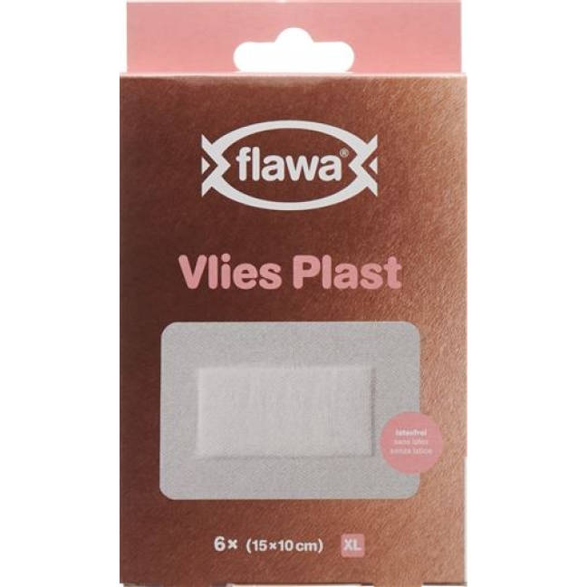 Flawa Vlies Plast Grosse XL 10x15см 6 штук Flawa Vlies Plast Grosse XL 10x15см 6 штук