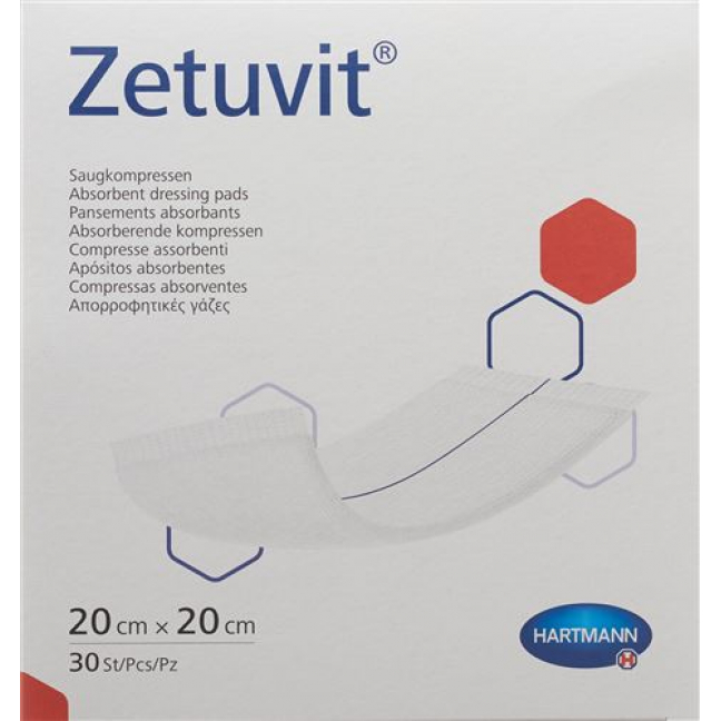 Zetuvit Absorptionsverband 20x20см 30 штук