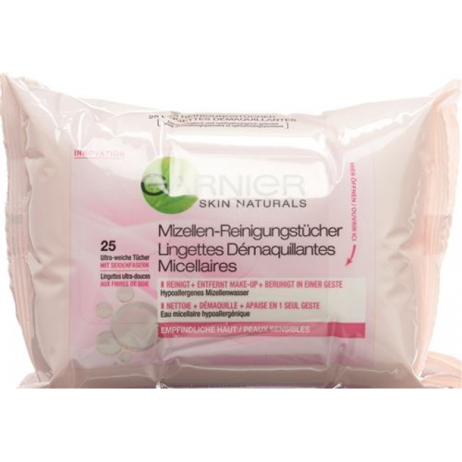 Garnier Nat Micellar Reinigungstuech Duo 2x25 St