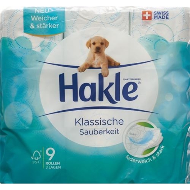 HAKLE KLASS TOILETTENPAP BLAU