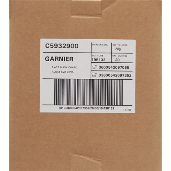 GARNIER SKINACT TISSUE MAS