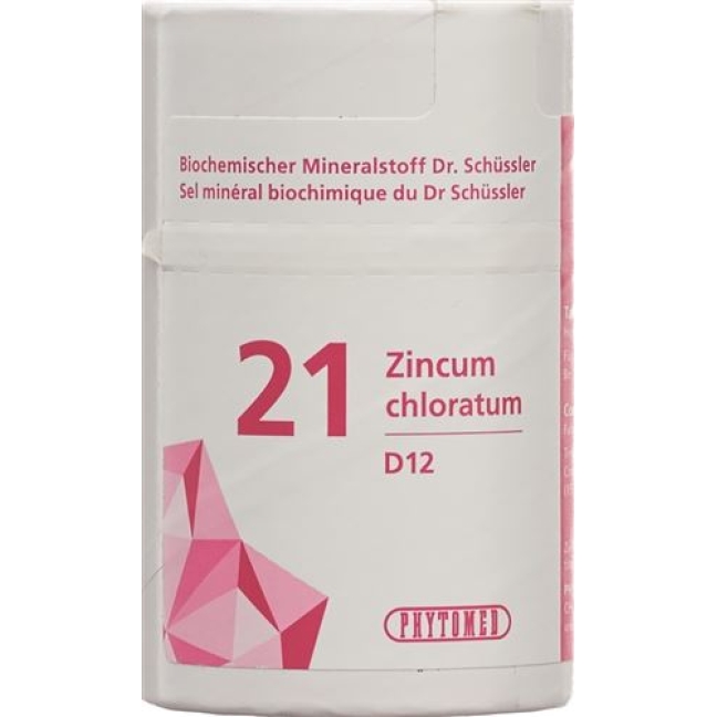 Phytomed Schussler Nr. 21 Zinc Ch в таблетках, D 12 50г Phytomed Schussler Nr. 21 Zinc Ch в таблетках, D 12 50г
