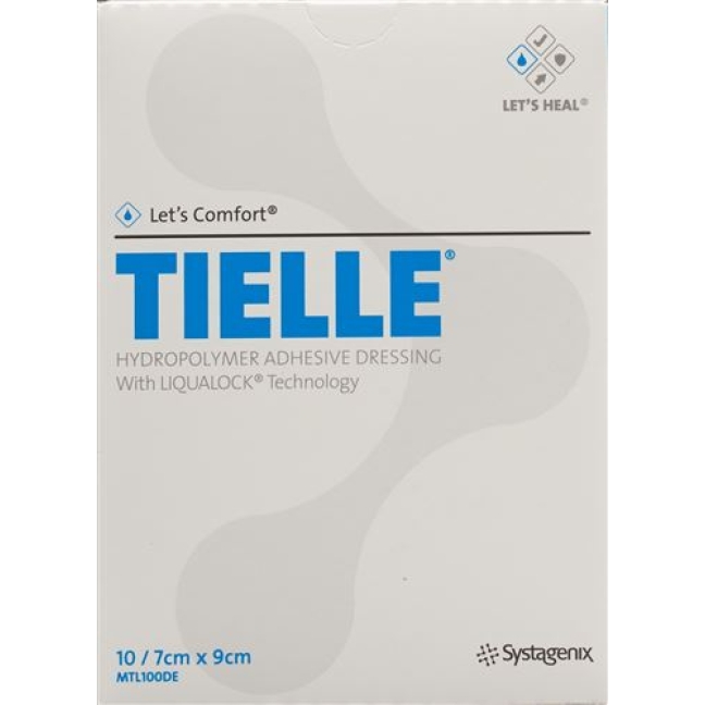 Let's Comfort Tielle Classic Hydropolymer-Schaumverband 7x9см 10