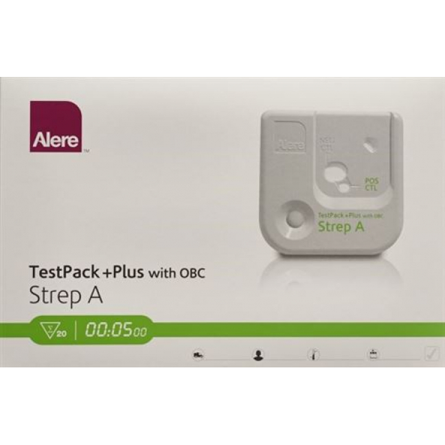 Testpack Plus Strep A Obc II 20 штук