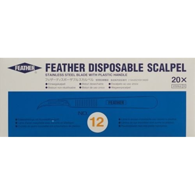 FEATHER SKALPELL 1X NR 12