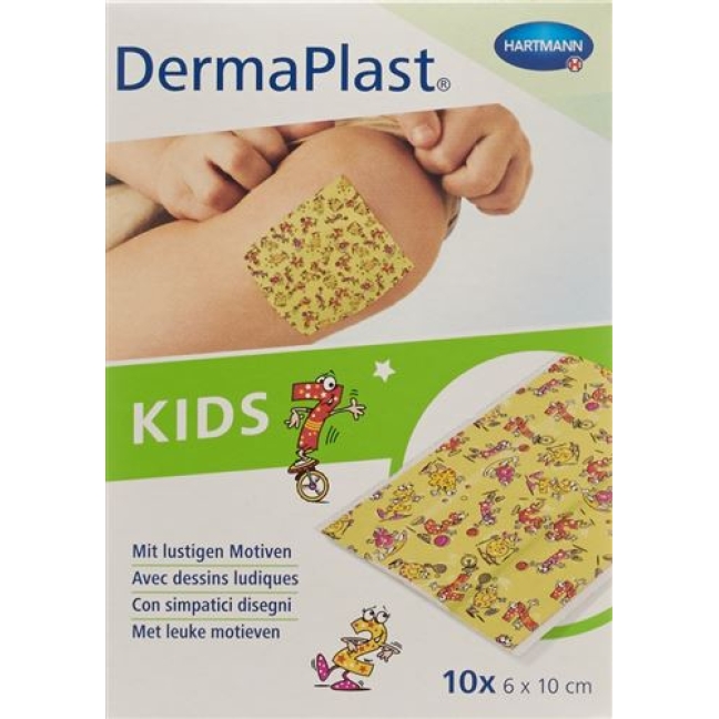 Dermaplast Kids 6смx10см 10 пластырей