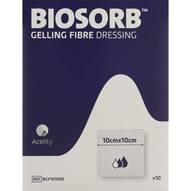 BIOSORB GELLING FIB FA 10X10CM