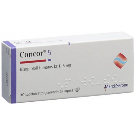 Concor 5 mg 30 Lacktabs