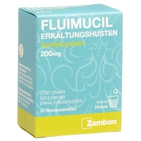 Флуимуцил 200 мг 20 растворимых таблеток