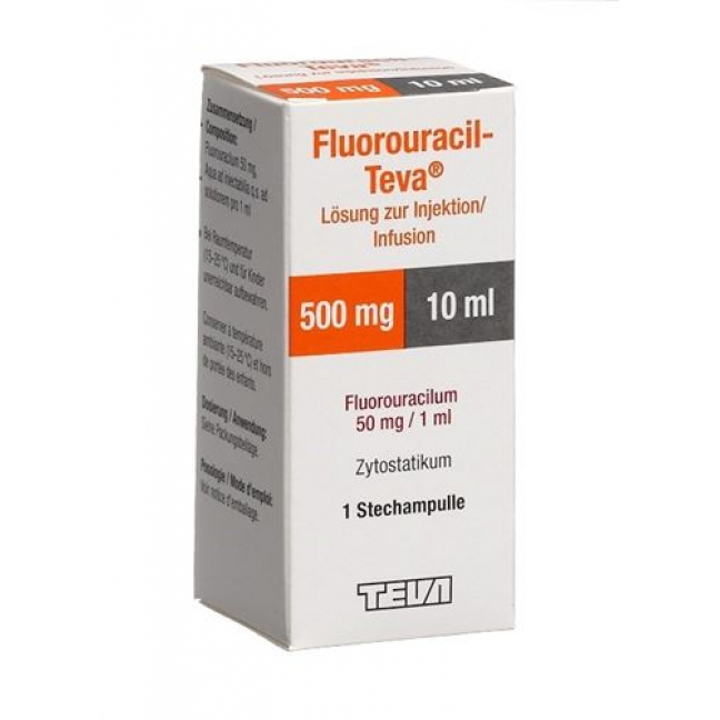 Fluorouracil Teva 500 mg/10 ml Durchstechflasche 10 ml