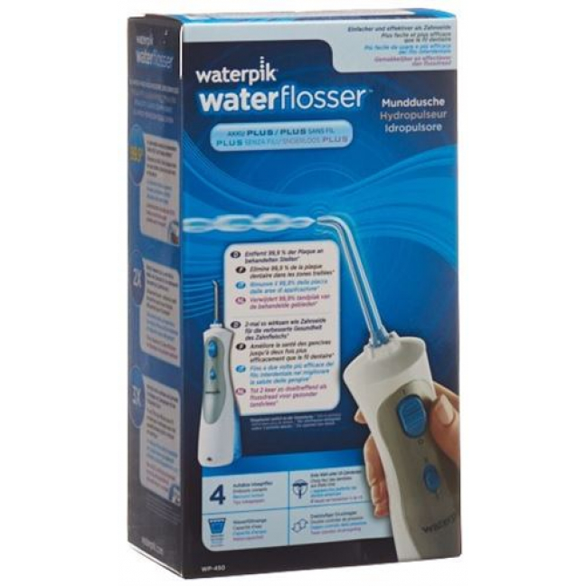 Waterpik Water Flosser Munddusche Wp-450 Akku Plus