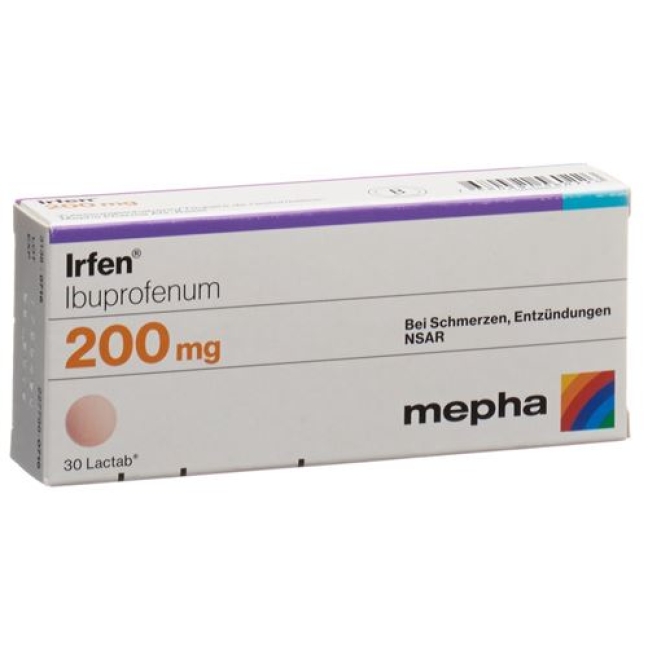 Irfen 200 mg 100 Lactabs Irfen 200 mg 100 Lactabs