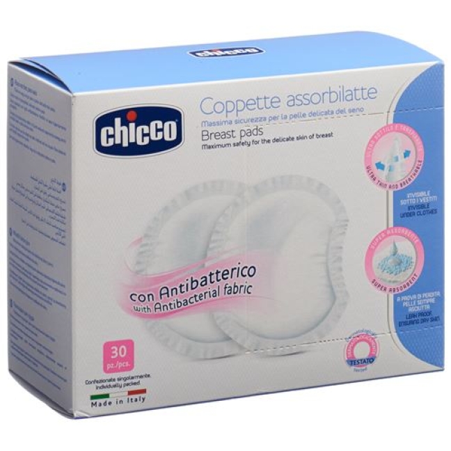 Chicco Stilleinlage Leicht U Sicher Antibak 30 штук