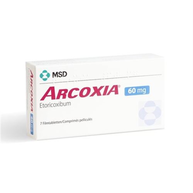 Arcoxia 60 mg 7 filmtablets