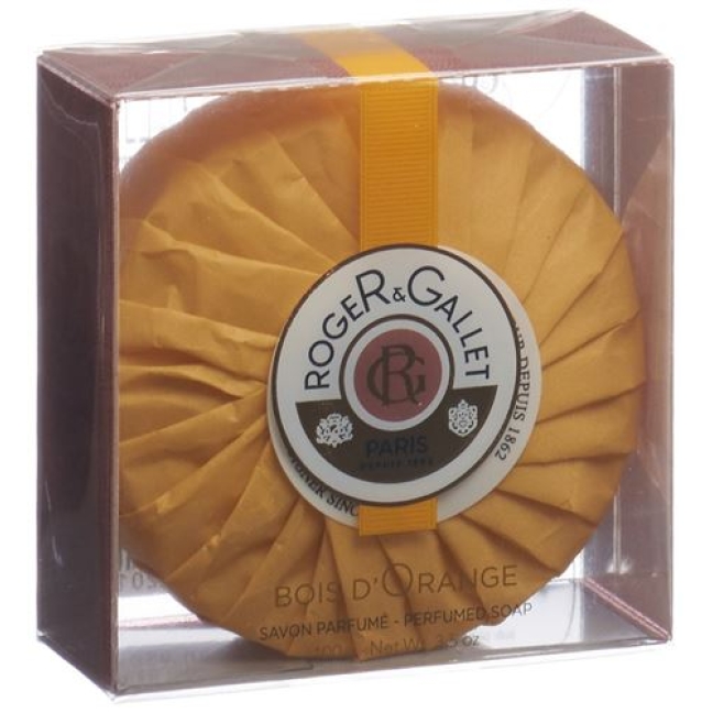 Roger Gallet Boite Rech Savo Parf Bois Orange 100г