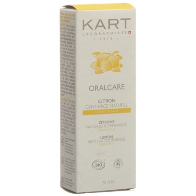 Kart Zahnpaste Lehm Oralcare Zitrone 75мл