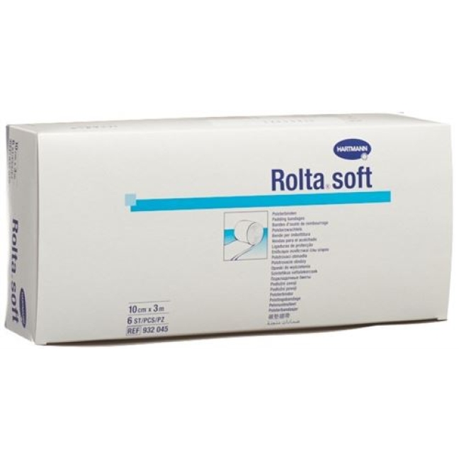 Rolta Soft Wattebinde 10смx3m Synthetisch 6 штук