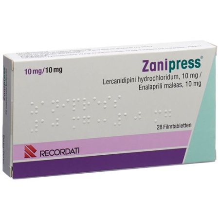 Zanipress 10/10 mg 28 filmtablets Zanipress 10/10 mg 28 filmtablets