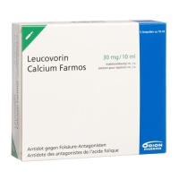 Leucovorin Calcium Farmos 30 mg/10 ml 5 Ampullen 10 ml