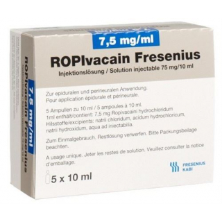 ROPIVAC FRESEN 7.5 MG/ML AMP