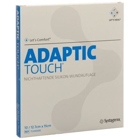 Let’s Comfort Adaptic Touch Silikon-Wundauflage 12.7смx15см 10 ш