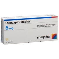 Оланзапин Мефа 5 мг 28 таблеток