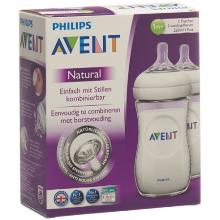 Avent Naturnah-Flasche 2x 260мл Pp Duo