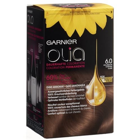 Olia Haarfarbe 6.0 Hellbraun Olia Haarfarbe 6.0 Hellbraun
