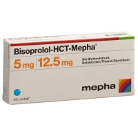 Bisoprolol HCT Mepha 5/12.5 mg 30 Lactabs