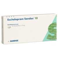 Эсциталопрам Сандоз 10 мг 14 таблеток покрытых оболочкой 